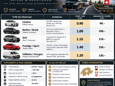 🚗 Convoyage automobile – Suisse & régions frontalières